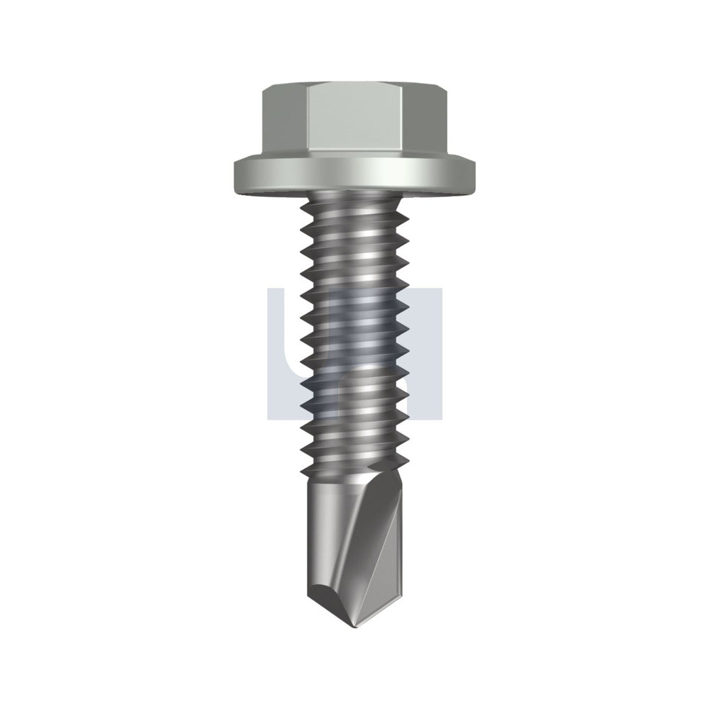 Metal Sds Flg Hex Hd Shale Grey (Gull Grey) -Cl4 As3566 #14-20 25 - Pk 100_40095705_TSGM4FH1420025