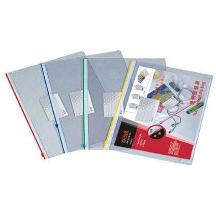Deli File Bag With Zipper Pvc A4 Clear 1039292 5526