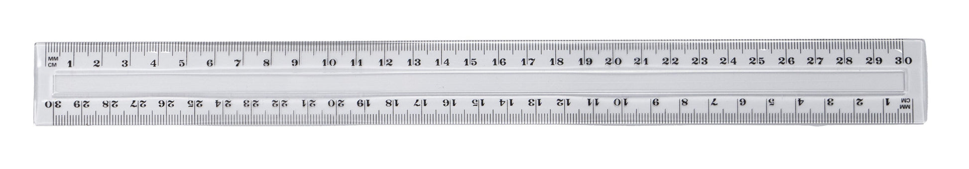 Deli Ruler Plastic 30cm Clear 1039293 20102