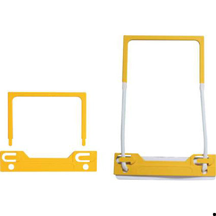 Deli Plastic Tubeclip Adhesive 3-piece Fastener Yellow 100_1039340_39609