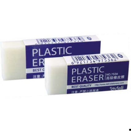 Deli Eraser 7536 Plastic White 1039344 210