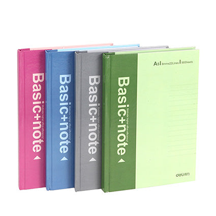 Deli Notebook Hard Cover Ruled 98 Pages A5 Assorted_1039443_3284