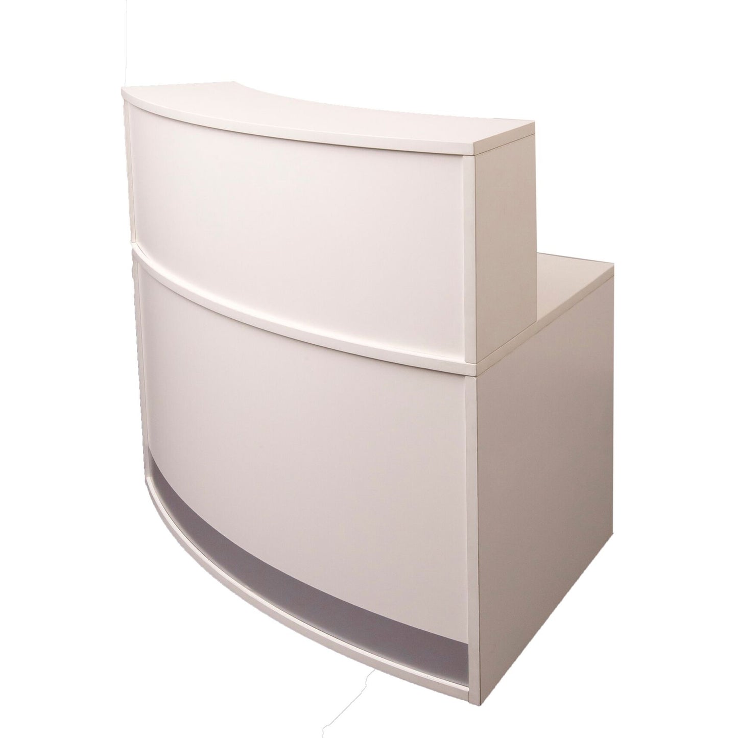 Rapid Modular Reception Counter Full Height White 1339W X 872D X 1160H_1040662_MOD1 NW