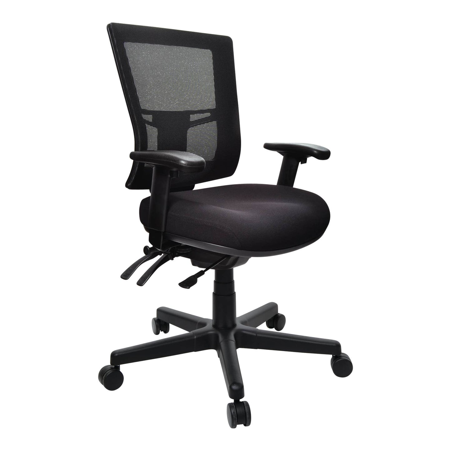 Buro Metro/2 Chair 24/7 Mesh Back Task 160Kg Capacity With Arms 1041406 222A-N-153-SS