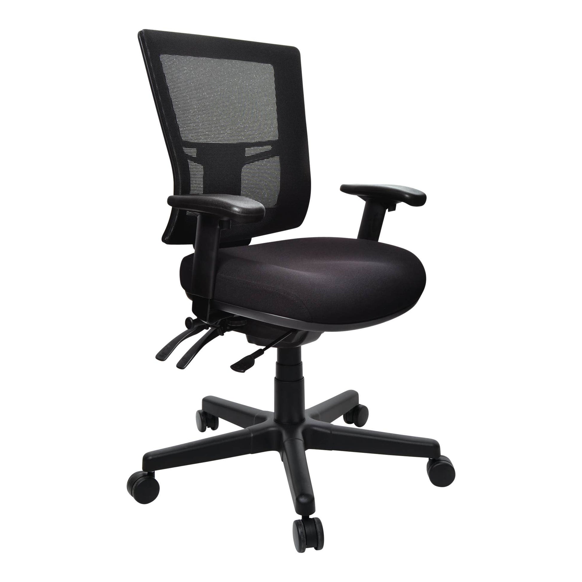 Buro Metro/2 Chair 24/7 Mesh Back Task 160Kg Capacity With Arms 1041406 222A-N-153-SS