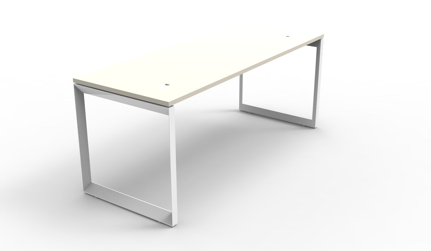 Apollo L Eco Desk 1800x700mm White Loop Leg White Top_1041503_ILLS1P187 NW