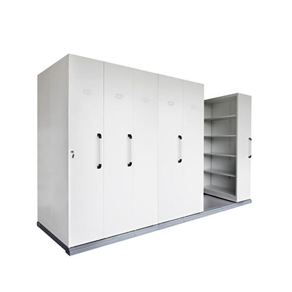 Rapid Mobile Shelving 6 Bays 3560L X 1280W X2150H White_1041510_RMS61200