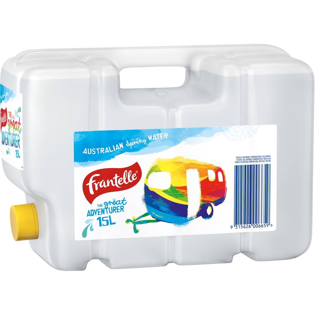 Drink Spring Water Frantelle 15 Litre Shelf Bottle_1042845_10004742