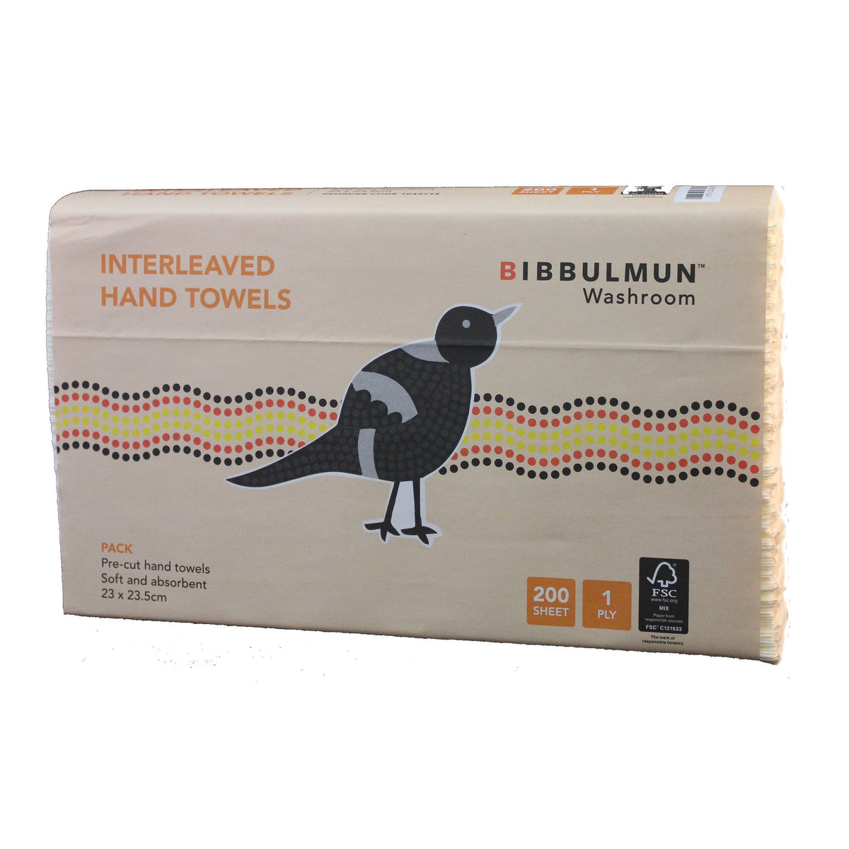 Interleaved Ultraslim Hand Towel 200 Sheets 230 x 235mm 1043713 1110900393