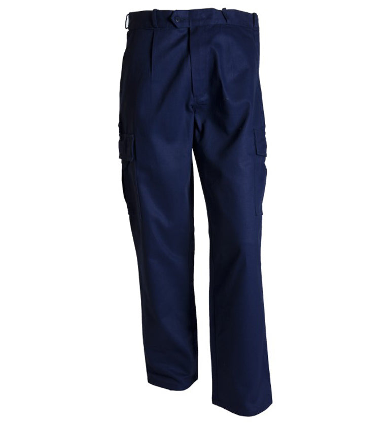 Men'S Heavy Weight Cotton Drill Navy Trousers 77R_1044248_DT1140-77R