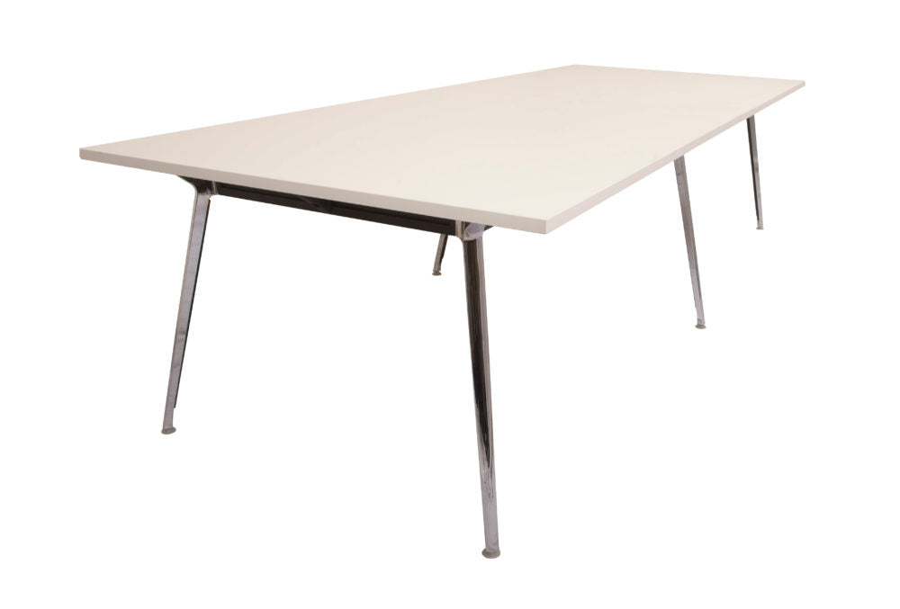 Rapid Air Boardroom Table 3200X1200X730Mm Top 2-Piece 25Mm White_1044594_RAB3212 NW_NLA