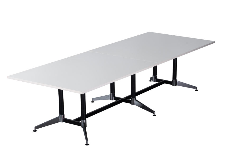 Rapid Typhoon Boardroom Table 3200x1200x730mm Top 25mm White_1044630_TTR3212 NW