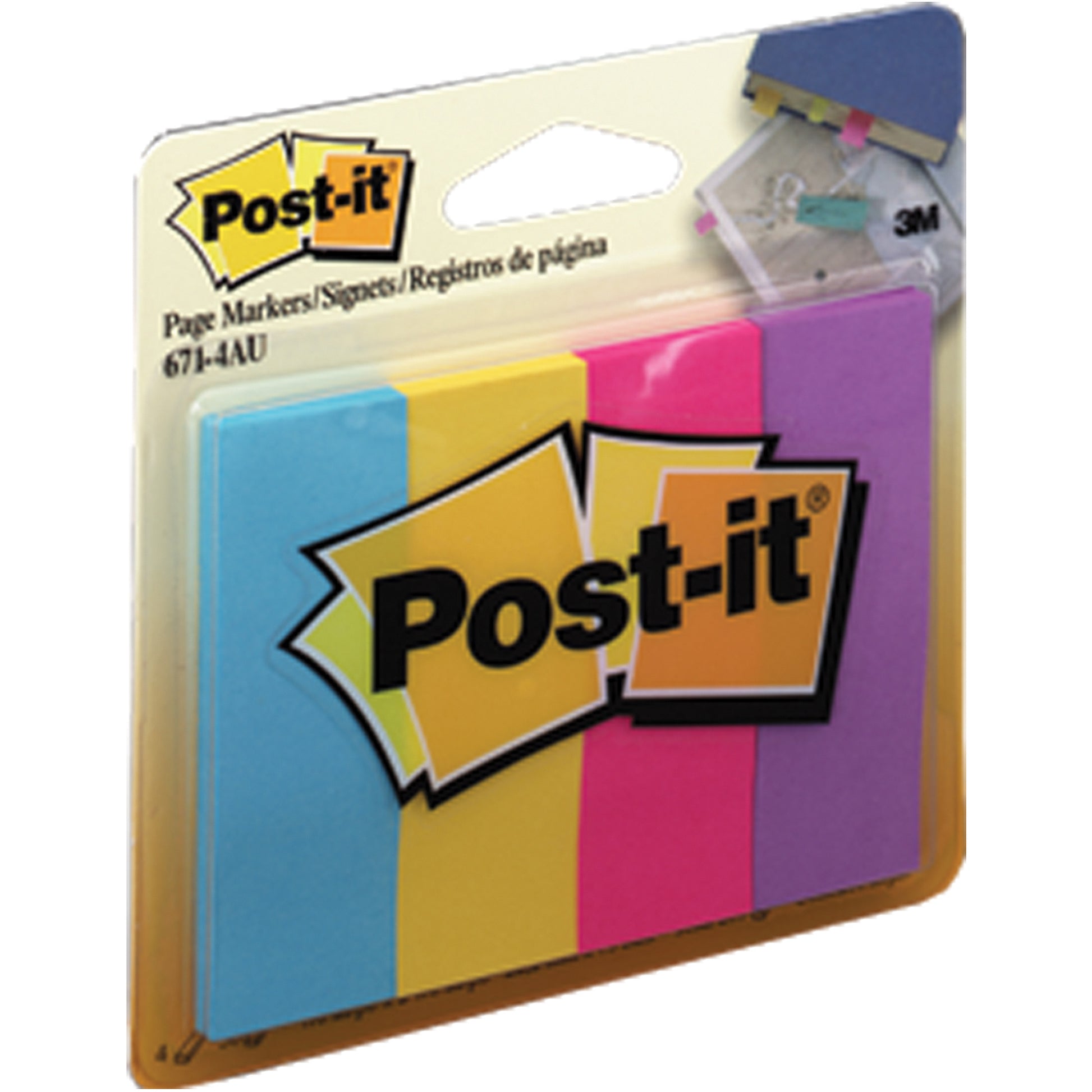 Post-It Page Markers 22x73mm Jaipur 50 Sheets 671-4AU_1044776_25395