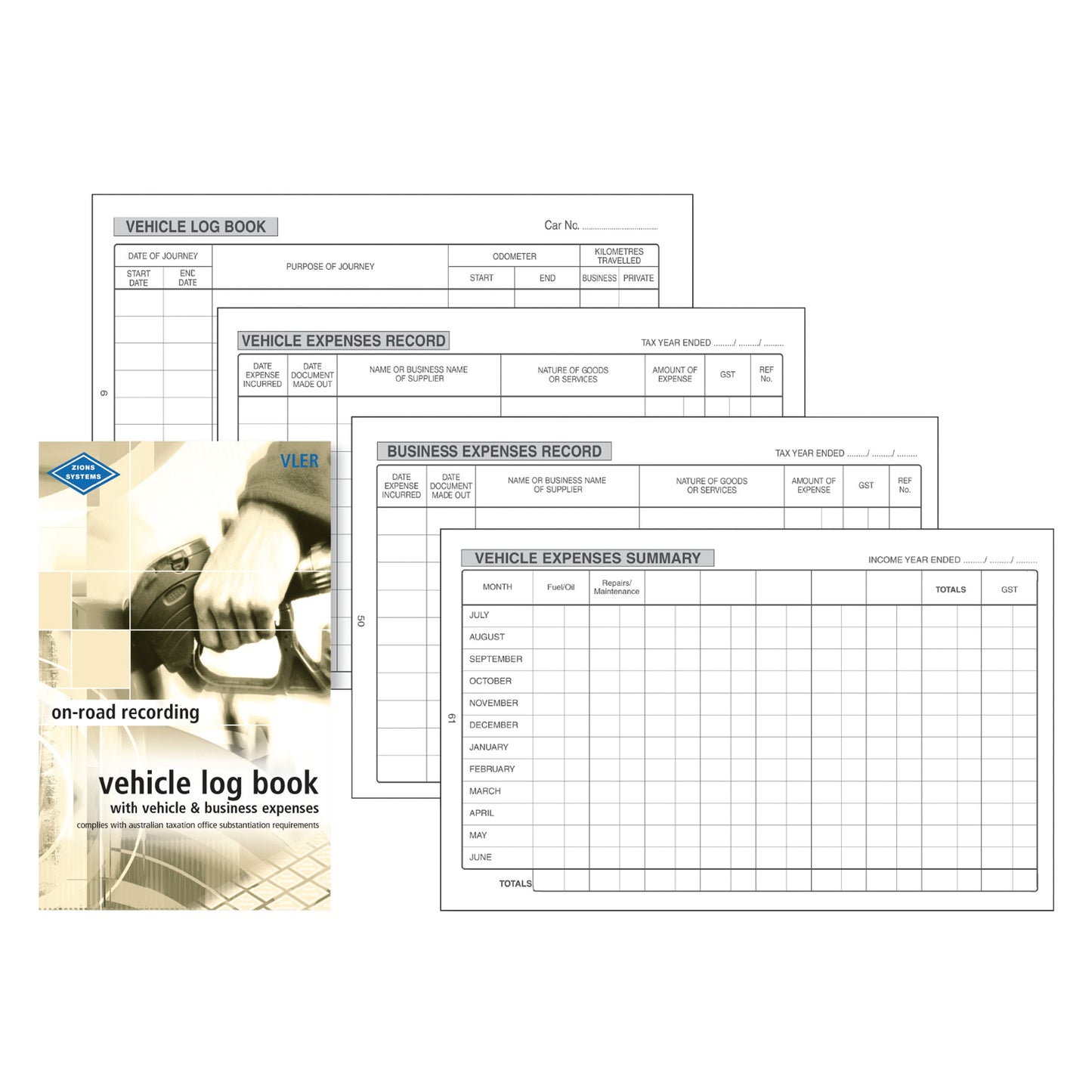 Vler Vehicle Log Book And Expenses Record Book 64 Page_1044813_VLER