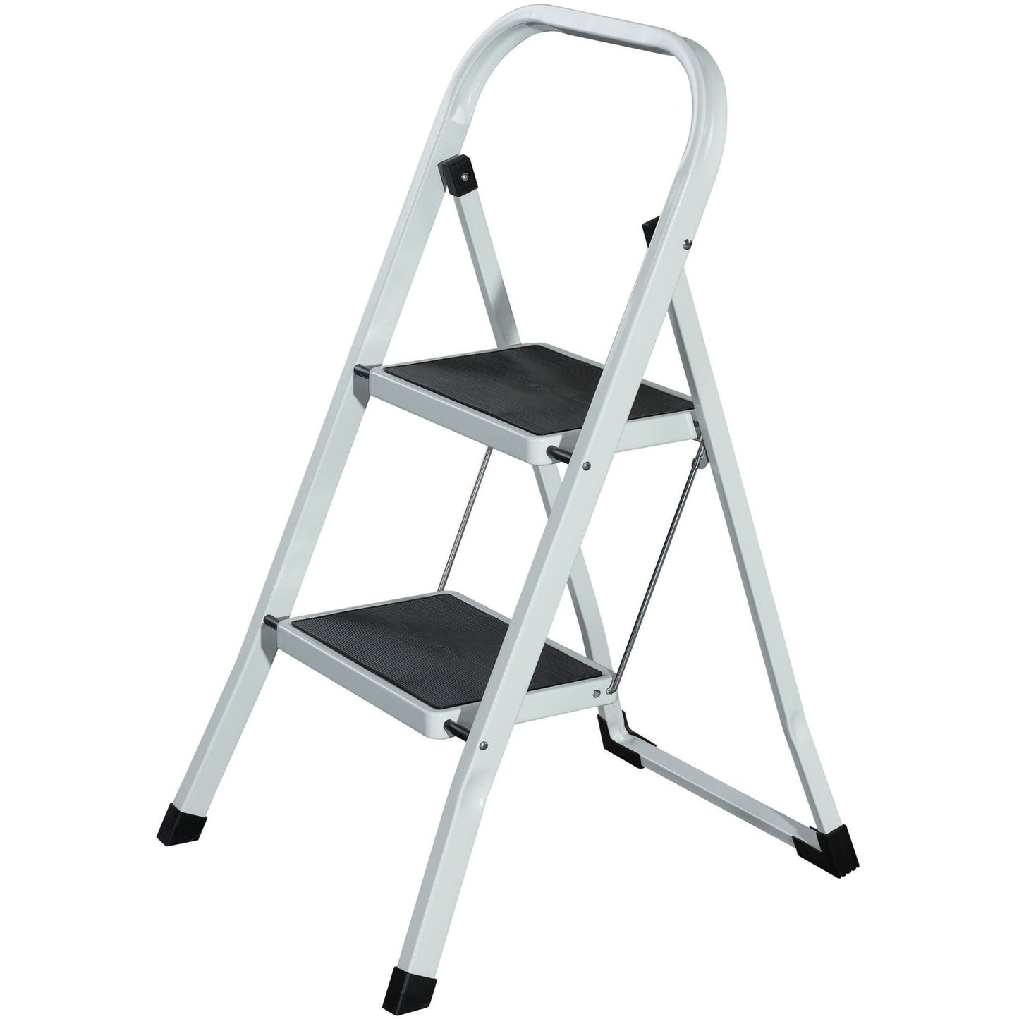 Italplast 2 Step Ladder 530 X 440 X 790mm White Max Weight 130Kg 1044833 I 150