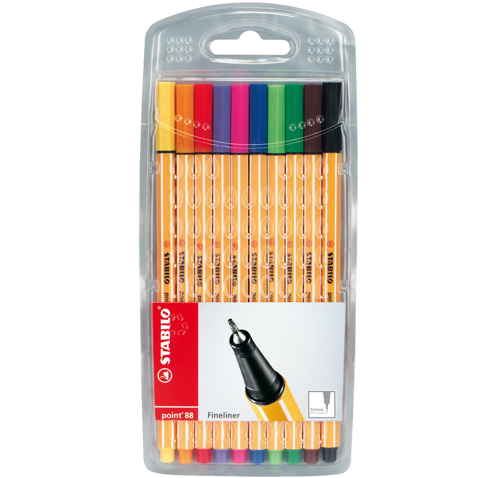Stabilo Point 88 Fineliner 0.4mm Black_1044932_0269410