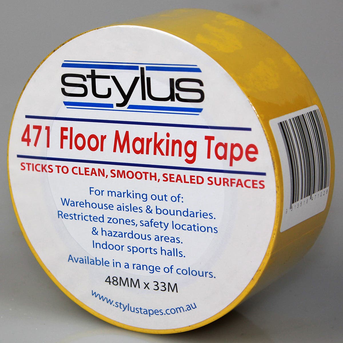 Stylus 471 Floor Marking Tape 48mmx33M Yellow 1045046 4481