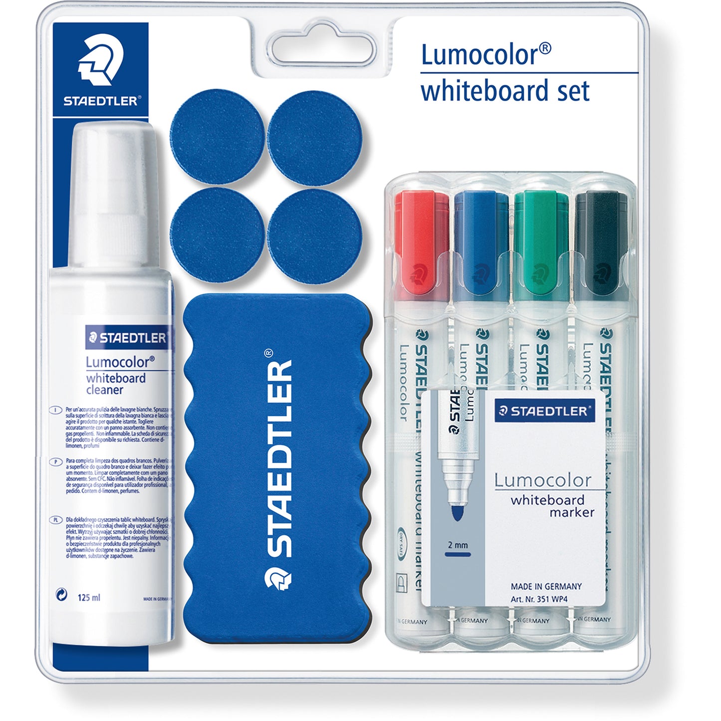 Staedtler Lumocolour Eraser Set 613 S Whiteboard Eraser_1045410_613 S