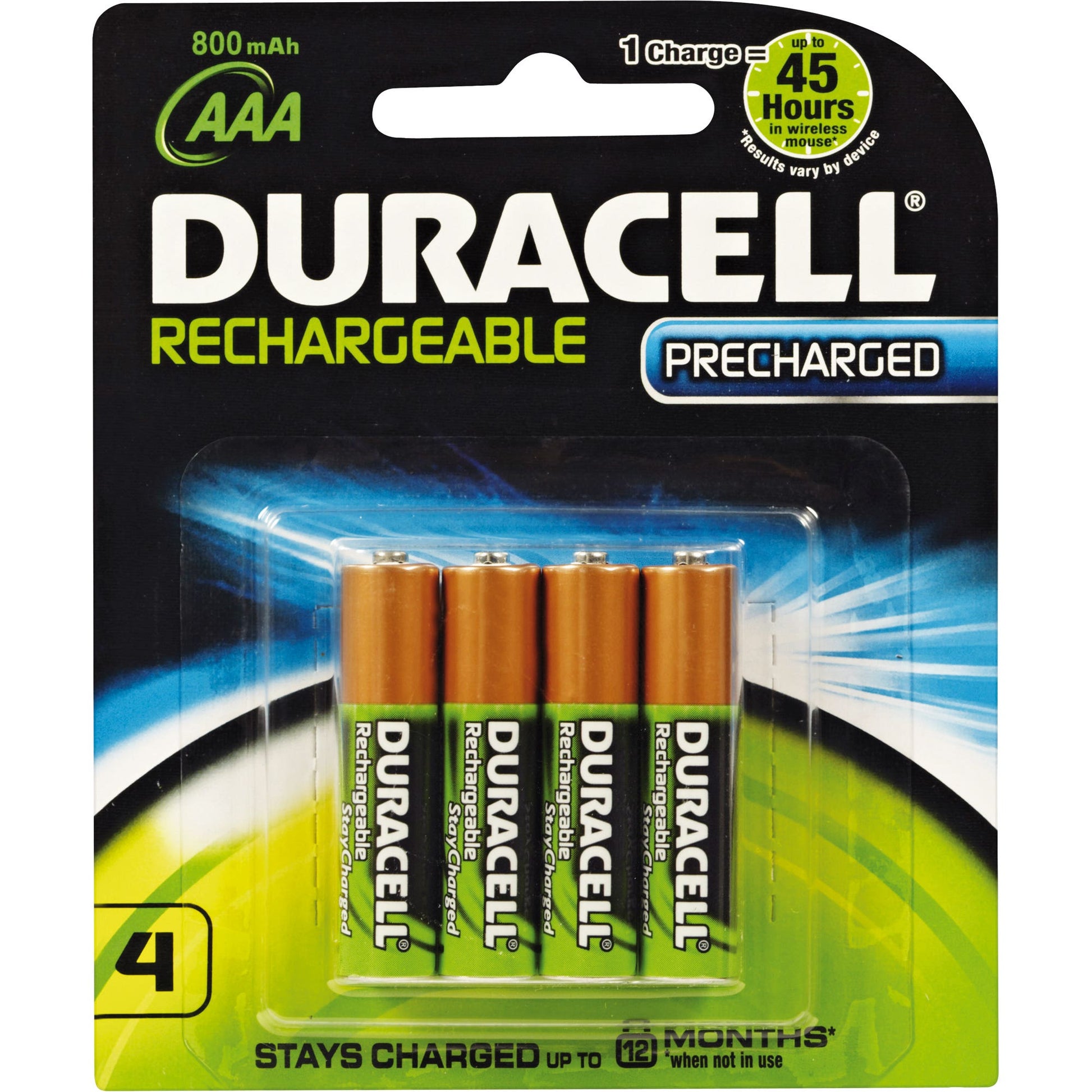 Duracell Batteries Rechargeable Aaa Pack 4 1045509 82211925