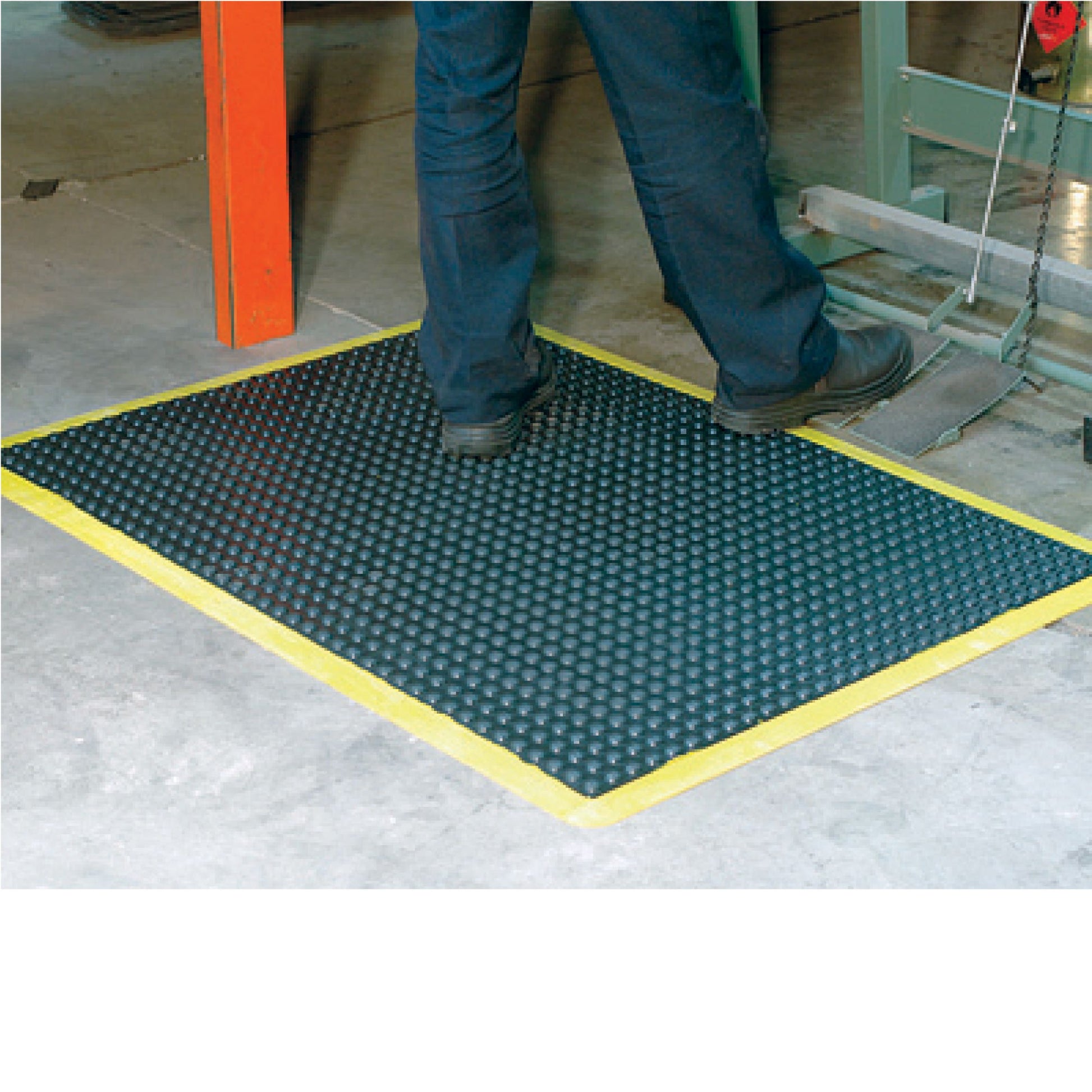 Italplast Bubble Mats 1200 X 900mm Black/Yellow_1045595_I439