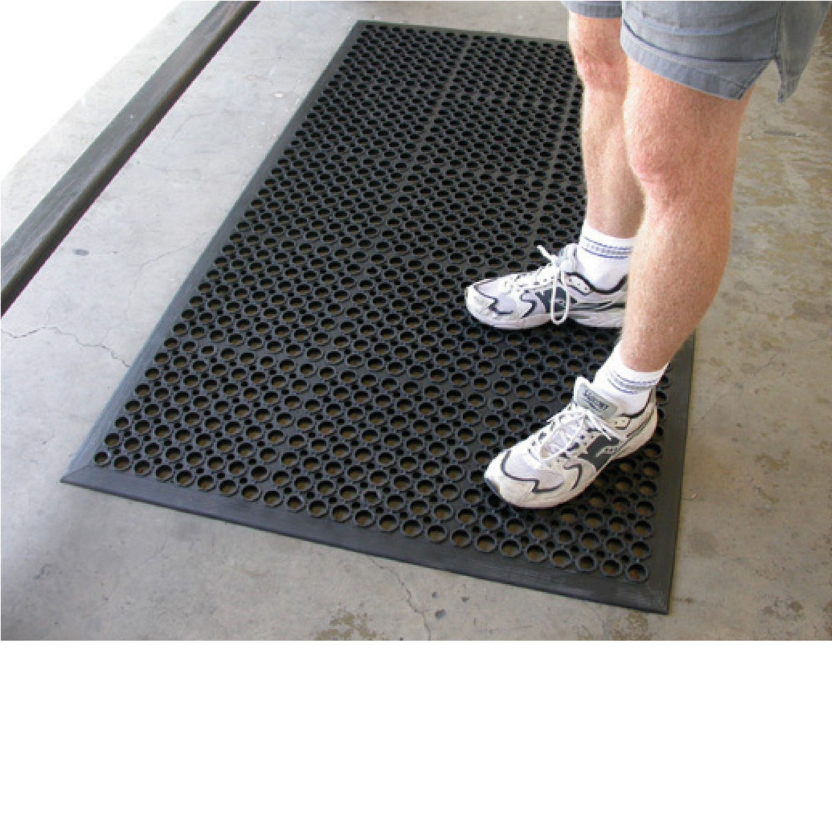 Italplast Safewalk Rubber Mats 1500X914Mm Black 1045597 24715