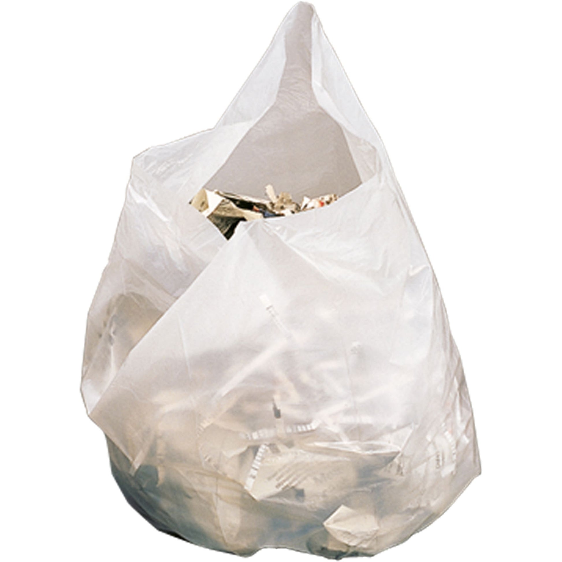 Garbage Bags Medium White 650x510mm 28L Pack 50 1045632 HDB28LWBIO