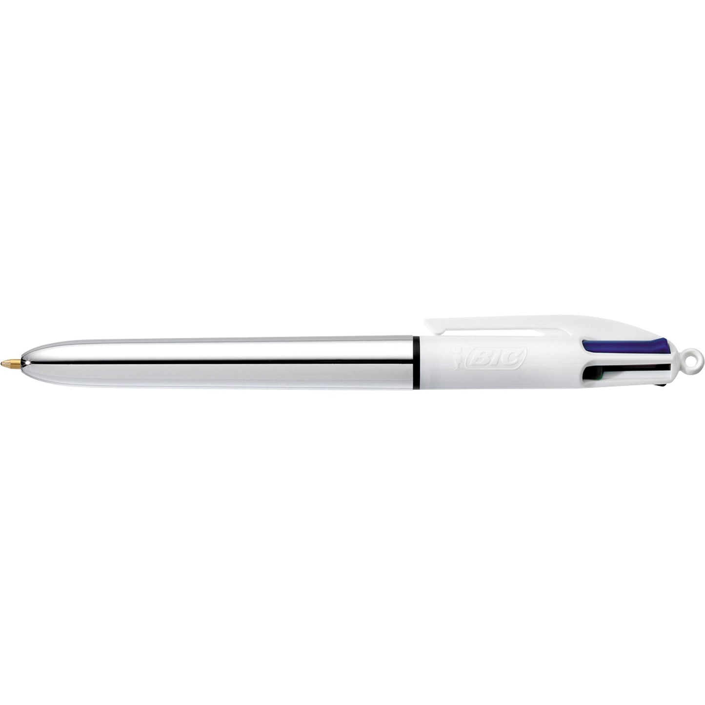 Bic Retractable Ballpoint Pen 4 Colour Shiny Pk12 1045986 02230