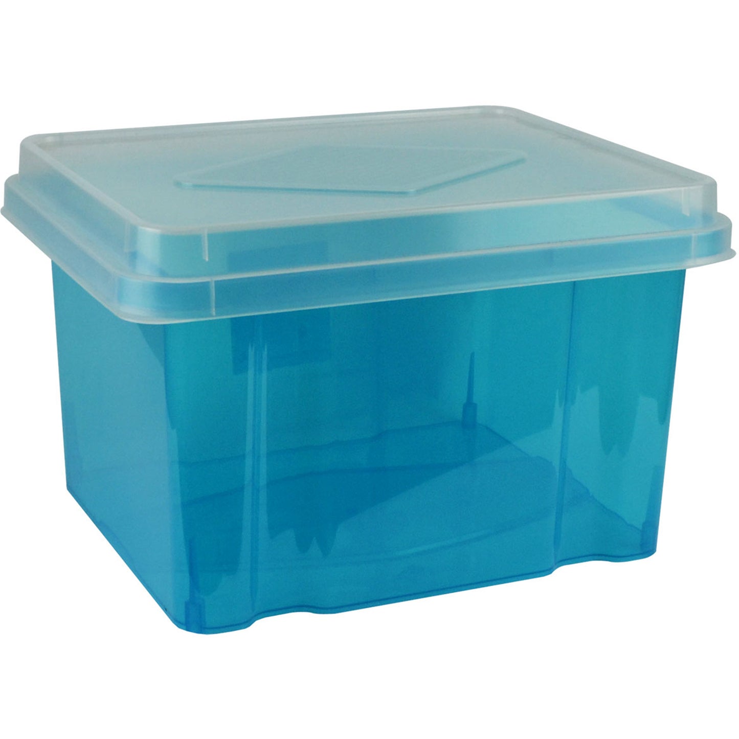 Italplast Storage Box And Lid 360wx450lx285hmm 32L Blueberry_1046027_31856