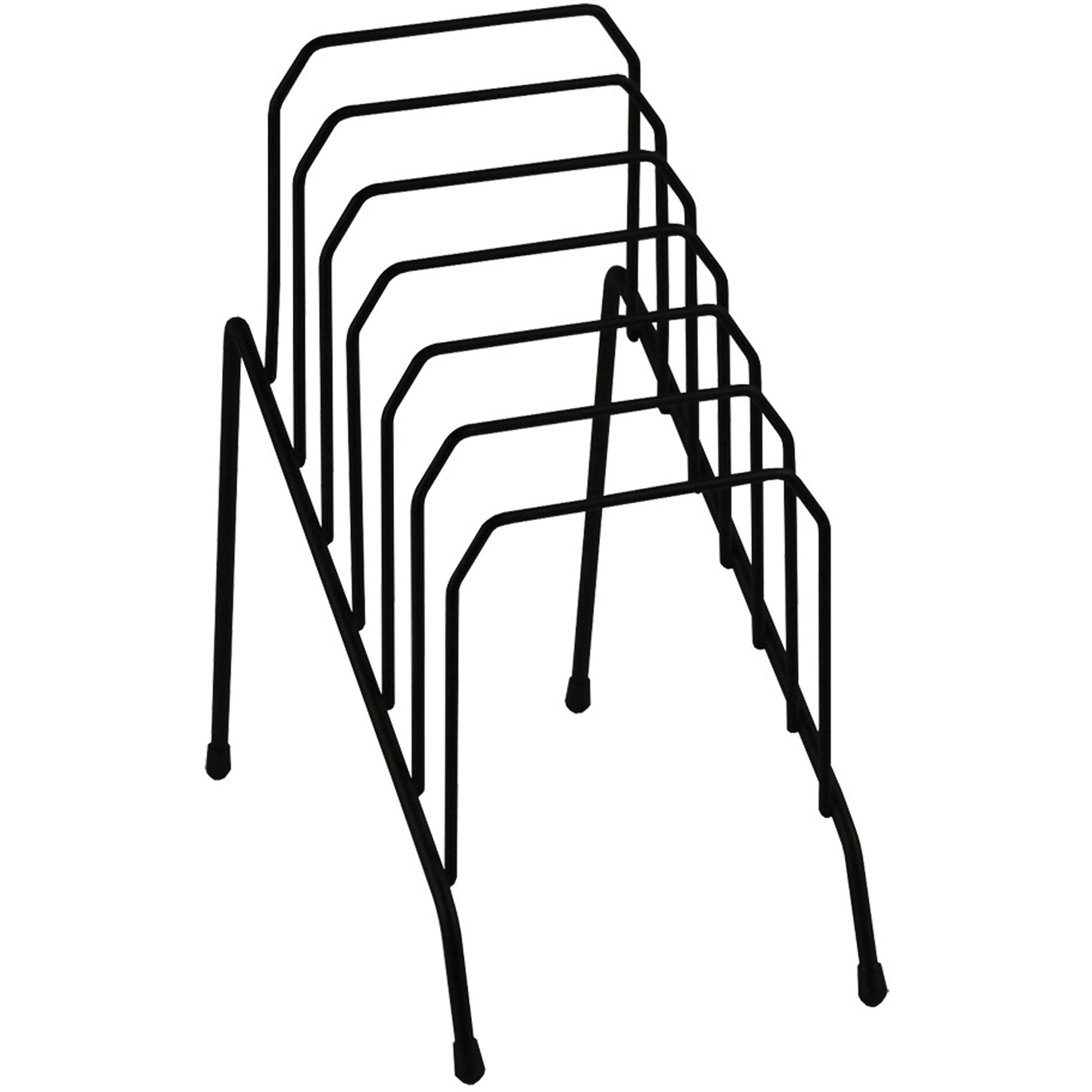 Italplast Step File Organiser 6 Slots Black_1046046_37637