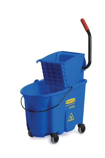 Wavebrake 35 Qt Side Press Bucket And Wringer Blue_1046737_12083