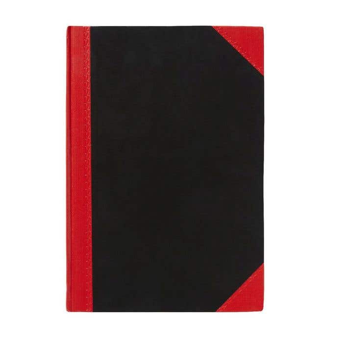 Cumberland Notebook Gloss Cover A4 100 Leaf Red + Black 1046771 43111CM