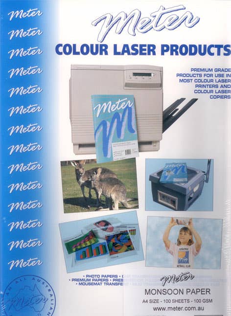 Monsoon Paper A4 100Gsm 100Sh Weatherproof Water Tear And Grease Resistant 1047598 MP10A4