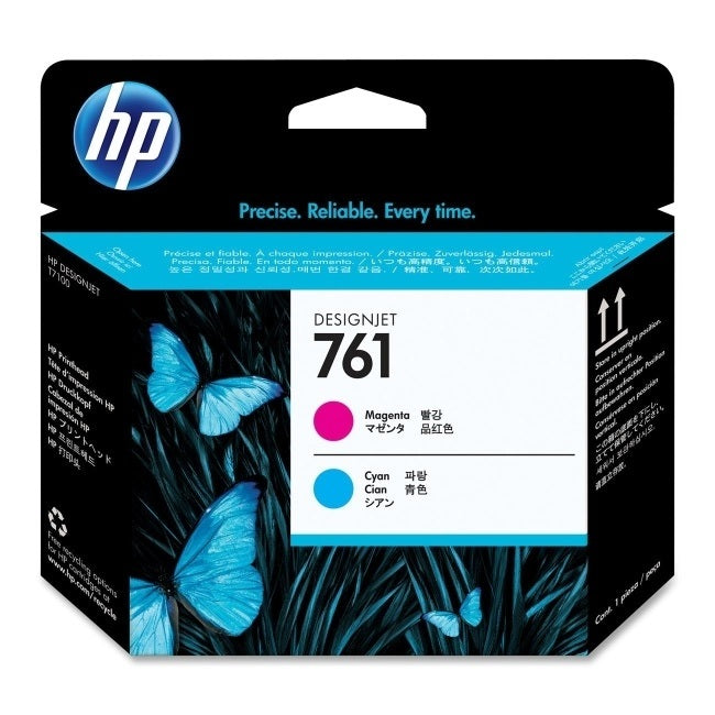 HP Print Head 761 Magenta Cyan T7100_1047610_CH646A