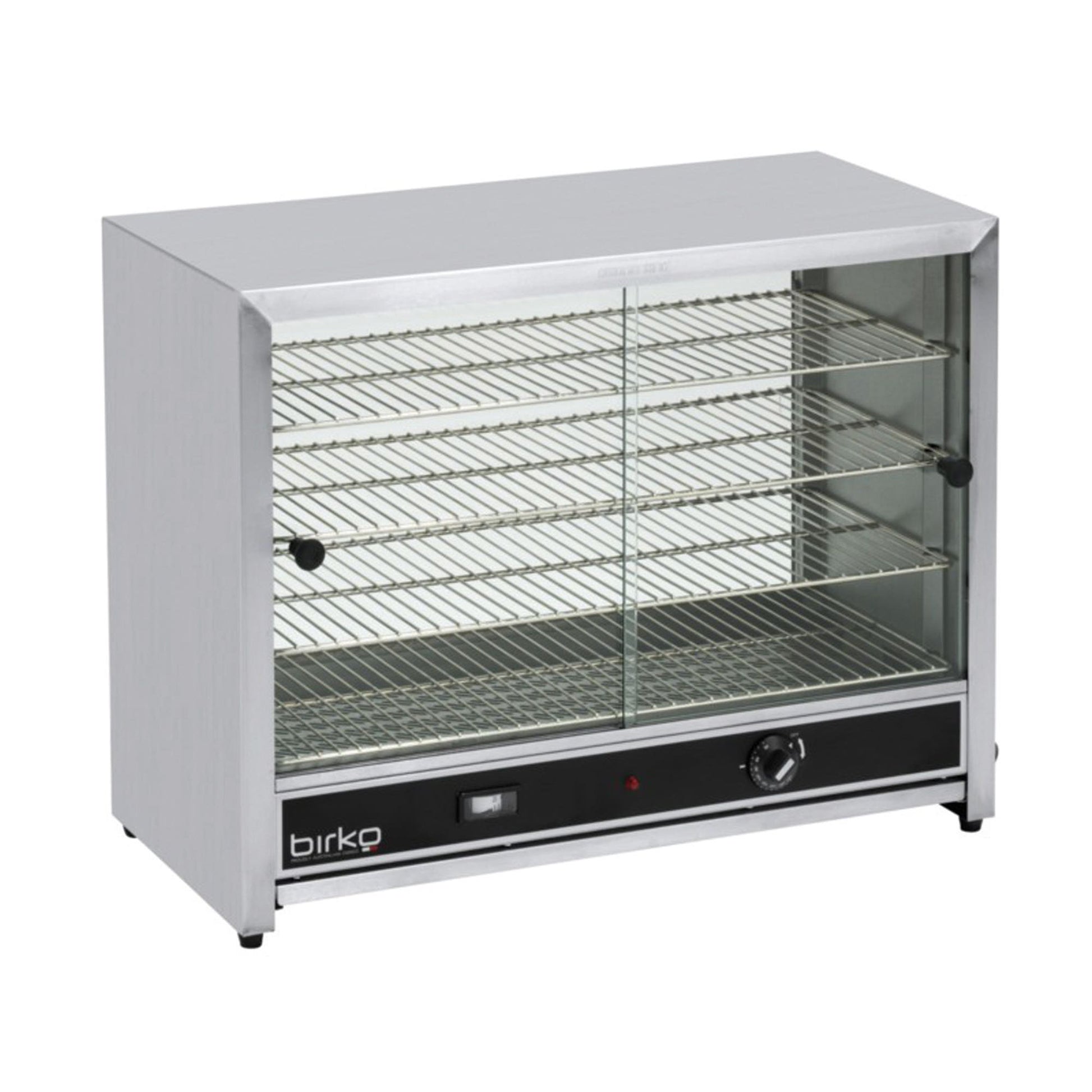 Birko / Roband Pie Warmer Glass Doors 4 Racks Silver 1047624 1040091