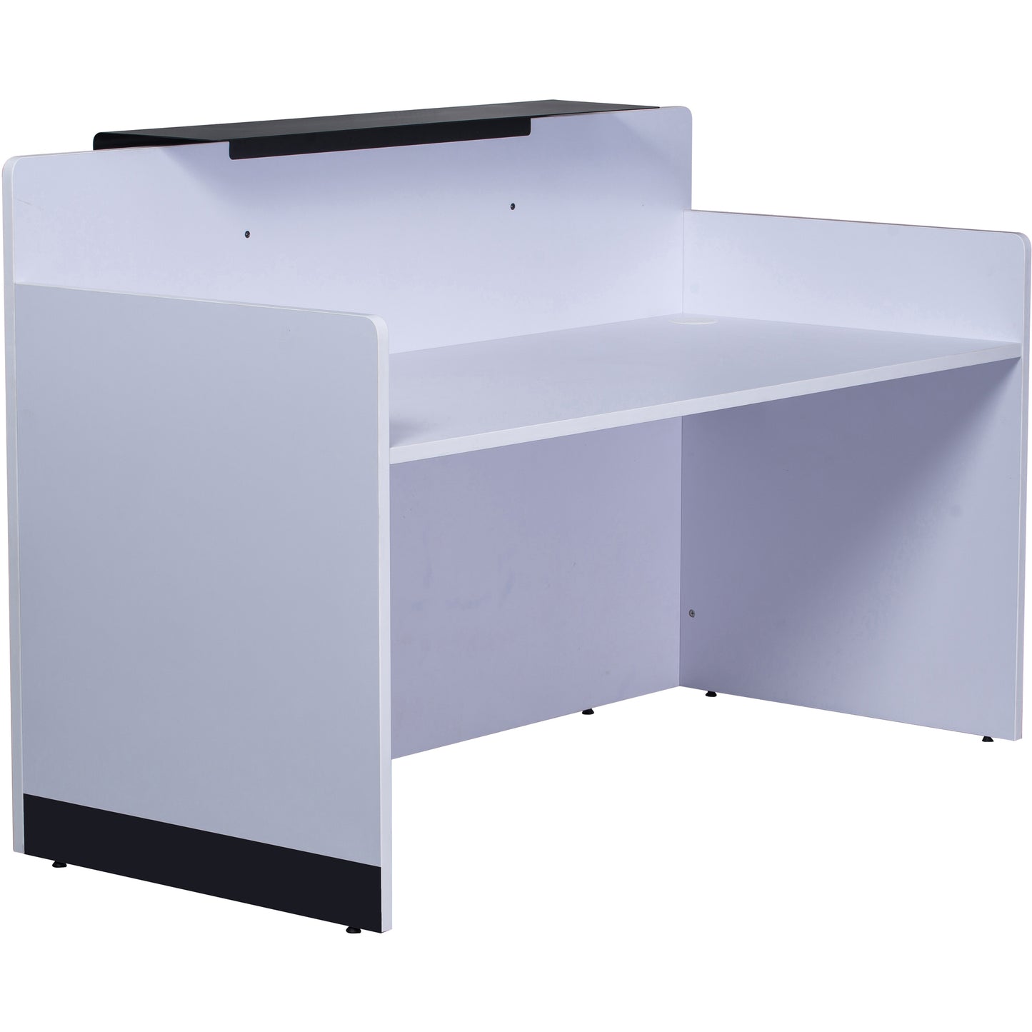 Rapid Span Reception Counter Brill White 1800W X 800D Wsurface 1170H Black_1047767_RC1809 NW
