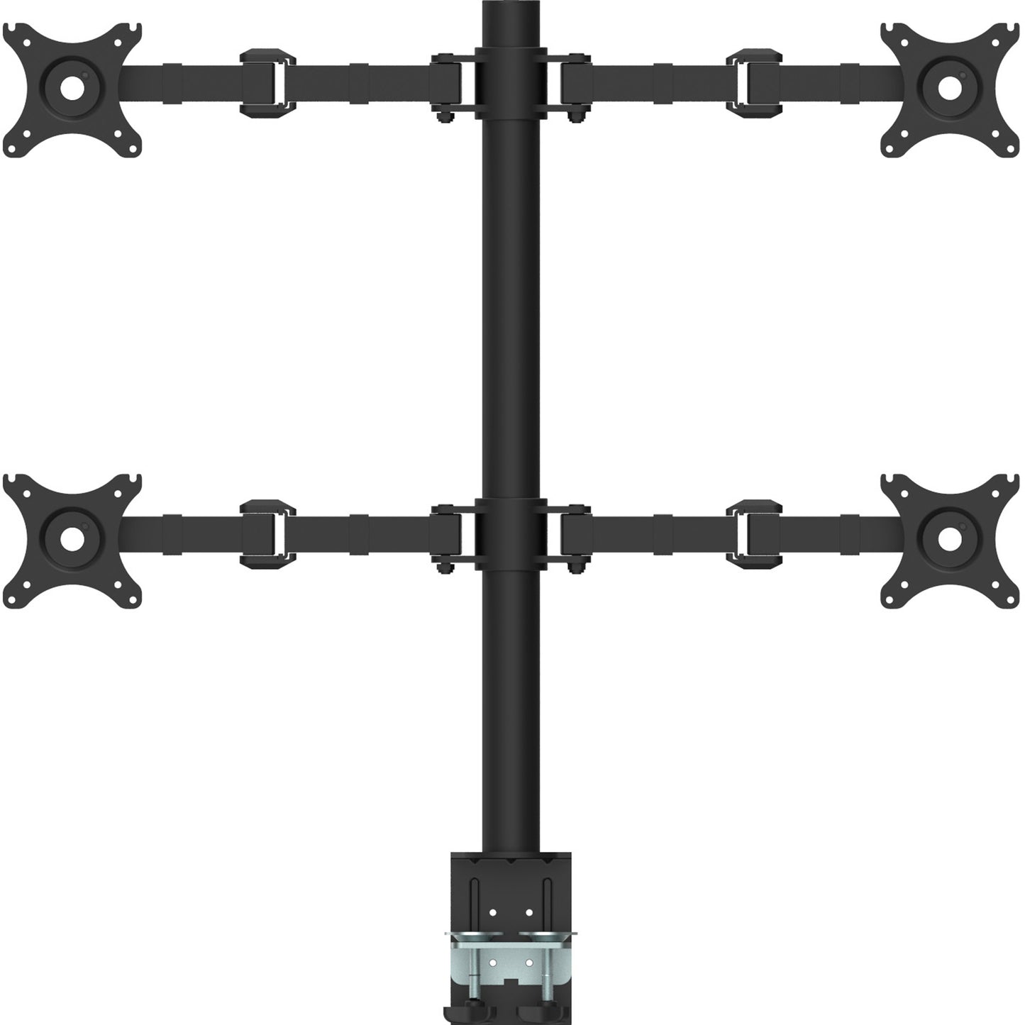 Revolve Quad Monitor Arm 708Mm H Central Pole - 360Mm Arm Reach Suits 17''_1047781_RMA4 BL
