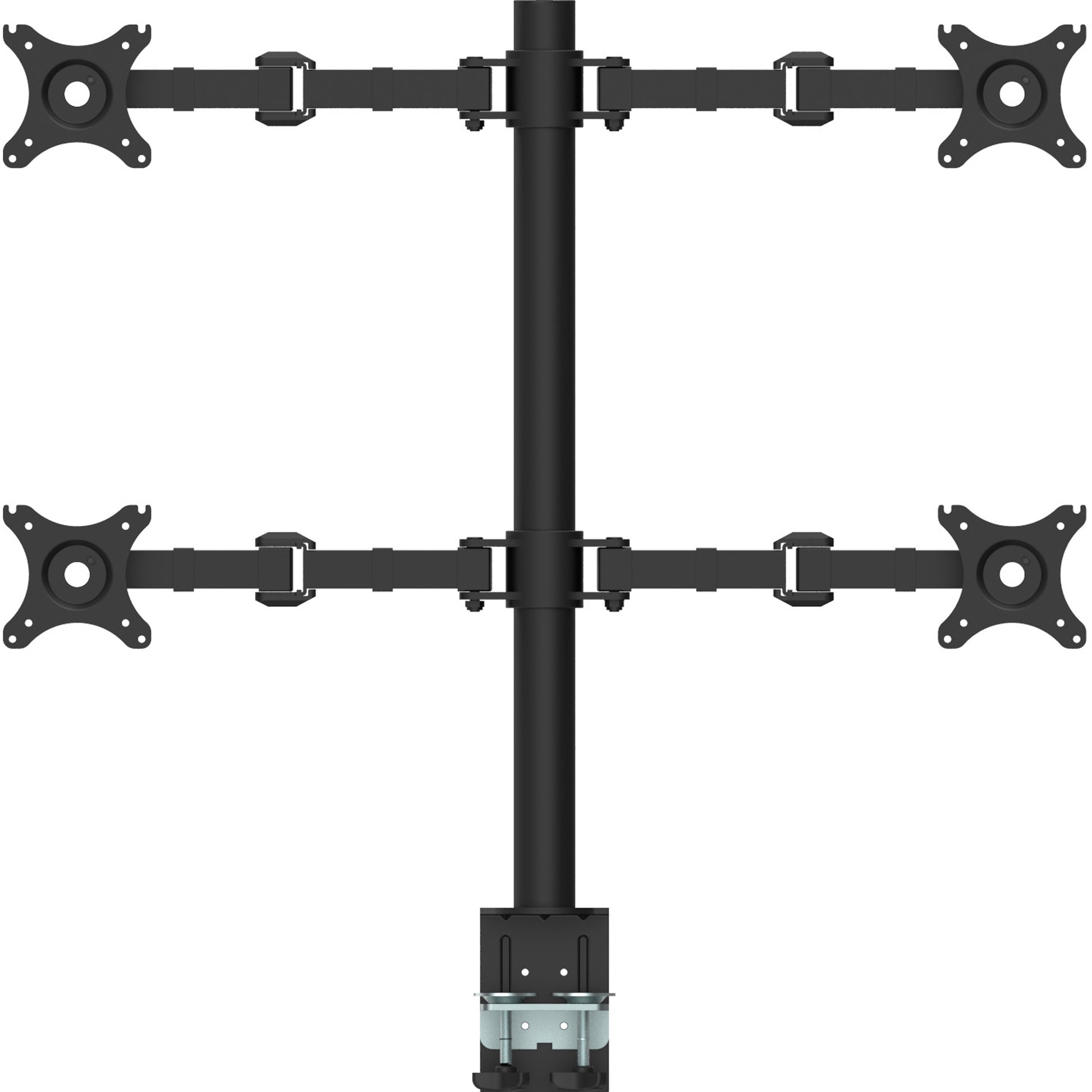 Revolve Quad Monitor Arm 708Mm H Central Pole - 360Mm Arm Reach Suits 17''_1047781_RMA4 BL
