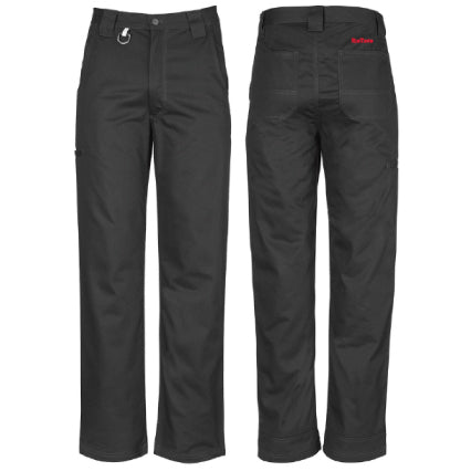 Pants Mens Black ZW002 Plain Utility Size 107_9024967_ZW002-BLK-107