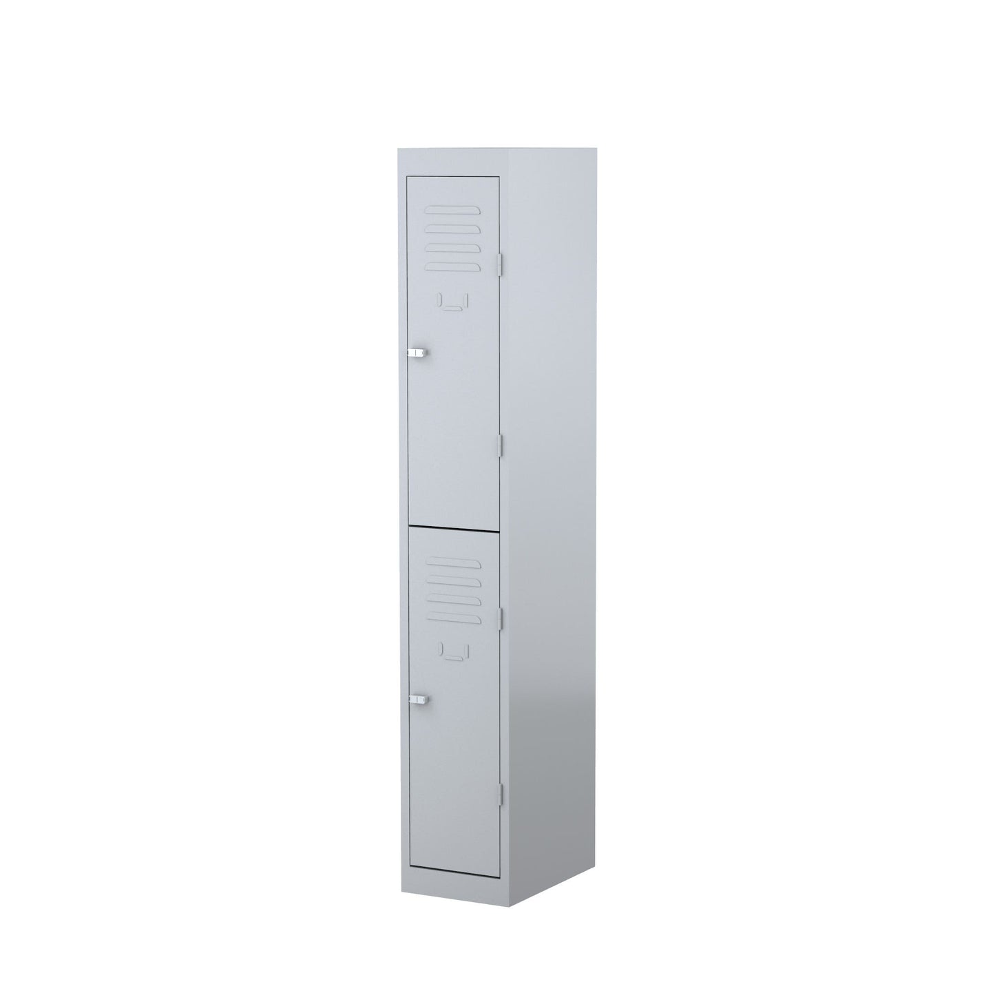 Steelco 2 Door Locker - 1830H X 305W X 460D Silver Grey_1048484_LK2T305