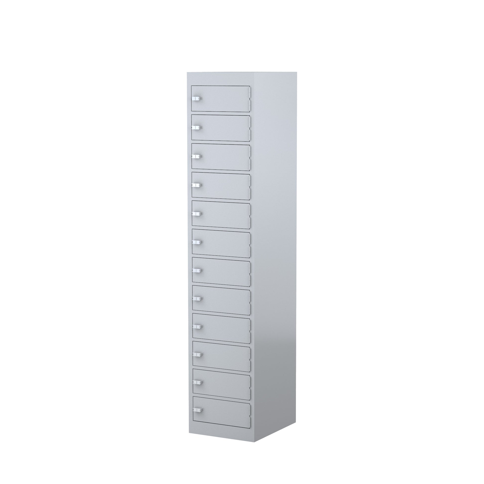 Steelco 12 Door Locker - 1830H X 380W X 460D Silver Grey_1048490_LK12380