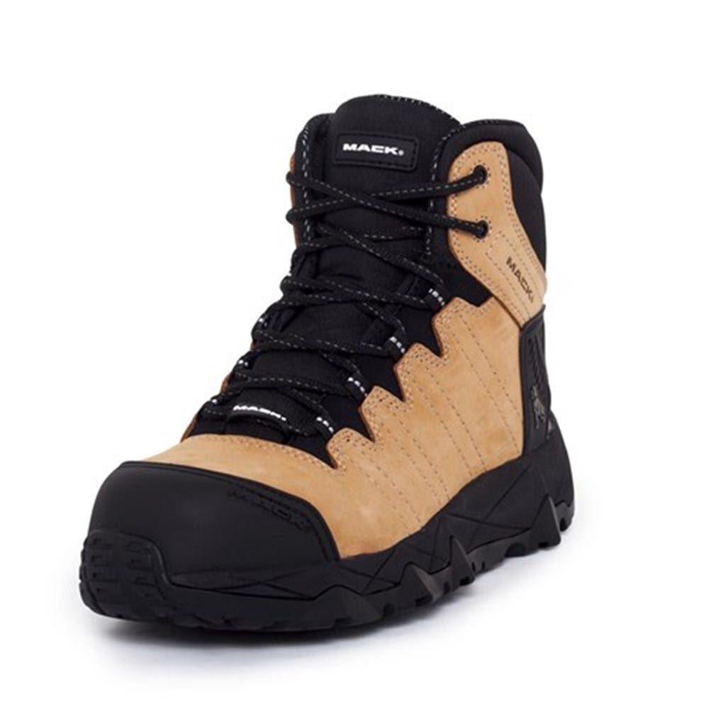 Mack Octane Safety Lace Up Boot Honey Size 9.5 9026216 MACKOCTANEHONEY
