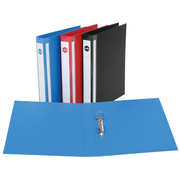 Marbig Binder Ring PE Deluxe A4 2D Ring 25mm Blue 39331004 5072001
