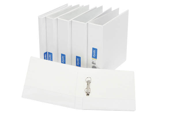 Binder Insert Clearview Ring A4 2D 19mm White_39325528_5421908