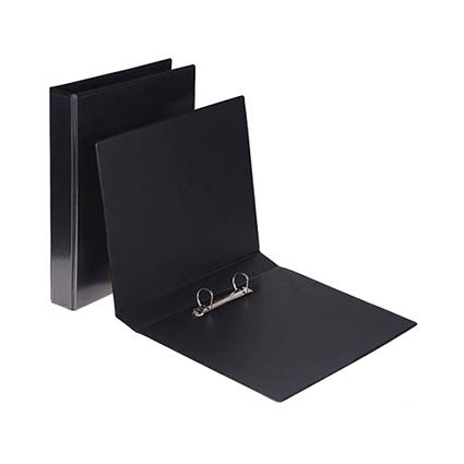 Binder Insert Clearview Ring A4 2D 25mm Black 39295003 45264