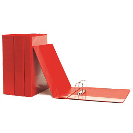 Binder Insert Clearview Ring A4 2D 38mm Red_39298024_45270