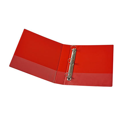 Binder Insert Clearview Ring A4 3D 50mm Red_39320024_45286
