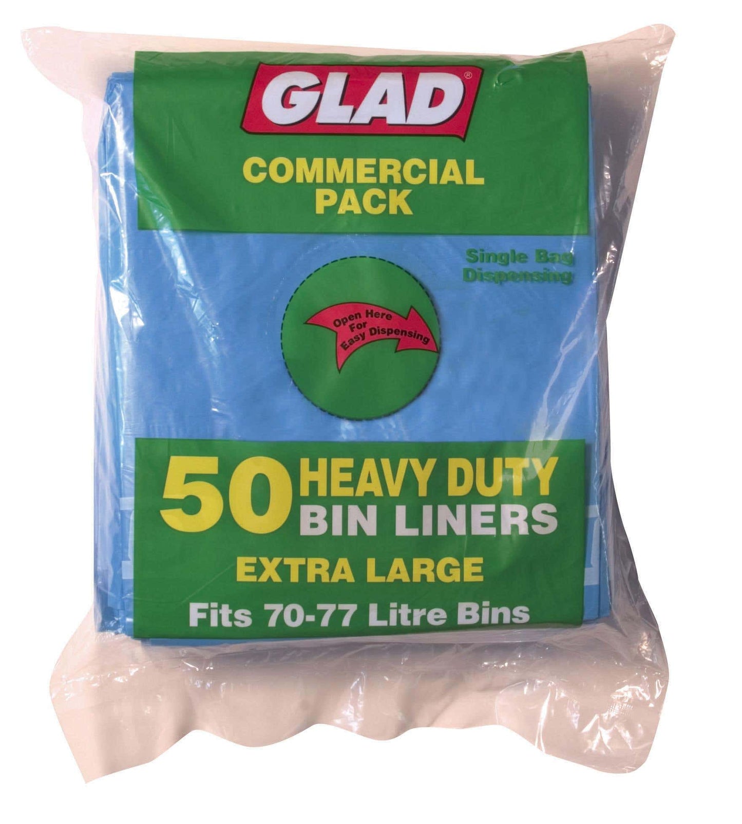 Glad Heavy Duty Garbage Bag Xl 70-77 Liters 50 1050651 434885