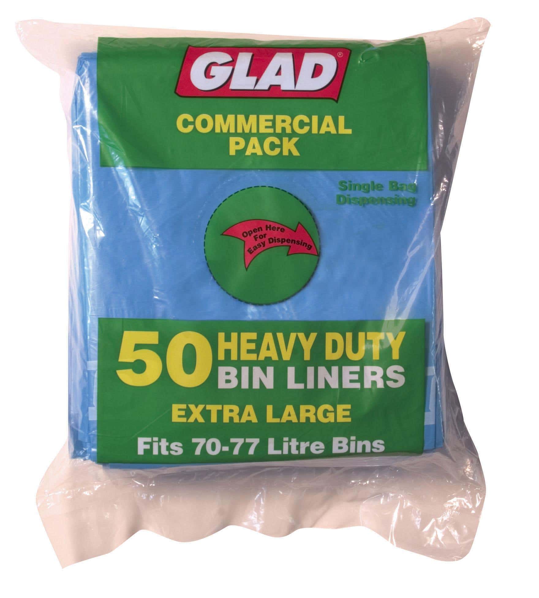 Glad Heavy Duty Garbage Bag Xl 70-77 Liters 50 1050651 434885