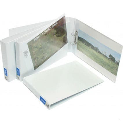 Bantex Binder Insert Ring A3 3D 38mm Landscape White 39808728 38384
