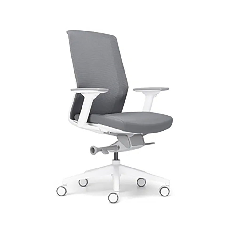 Aveya Mesh Ergonomic Task Chair White Frame 140Kg_1050824_AVTA430-W